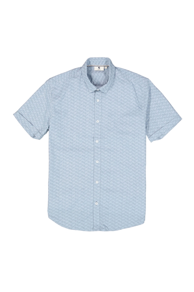 OVERHEMD E51290 1863 DUSTY BLUE